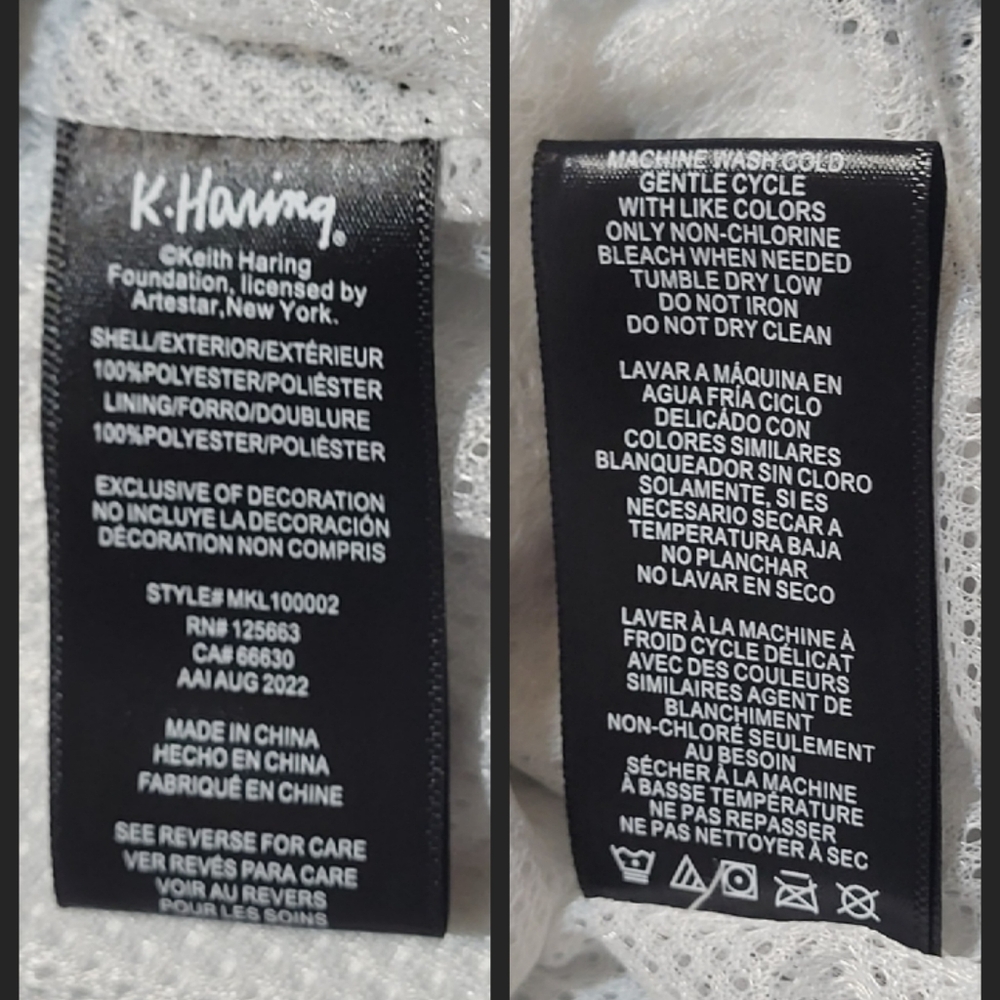 Keith Haring x Members Only Windbomber Jacket L windbreaker bomber NWT - Picture 6 of 6